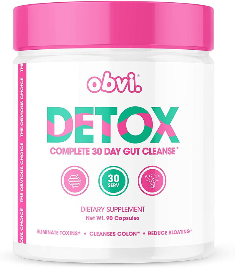 Obvi Detox Digestive Support Supplement 30 Servings - 1,218mg Detox Blend | Svpplements
