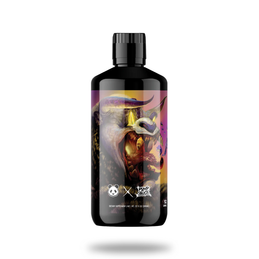 Panda Supps X Pump Sauce Liquid Pre-Workout 32 Servings Supplement Facts - Glycerol 8,000mg / 16,000mg | Svpplements