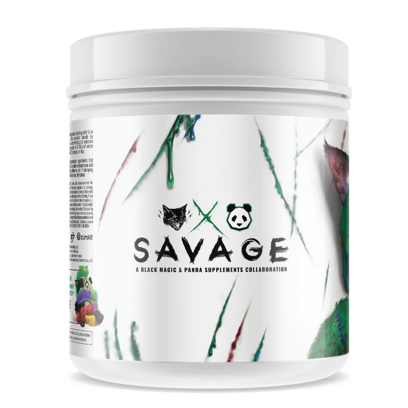 Black Magic x Panda Pre-Workout Powder 40 Servings - L-Citrulline 10,000mg | Svpplements