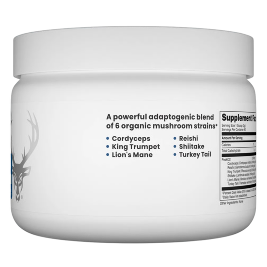 Bucked Up PeakO2 Adaptogenic Performance Pre-Workout Powder 30 Servings Supplement Facts - Citrulline Malate | Svpplements