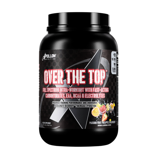 Apollon Over The Top Intra-Workout Powder 30 Servings Supplement Facts - Highly branched cluster dextrin 15g | Svpplements