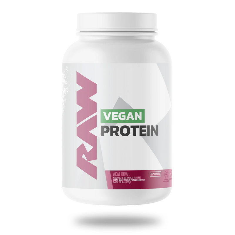 Raw Nutrition Vegan Protein Powder 25 Servings - Multi-Source Plant Protein Blend 20g protein | Svpplements
