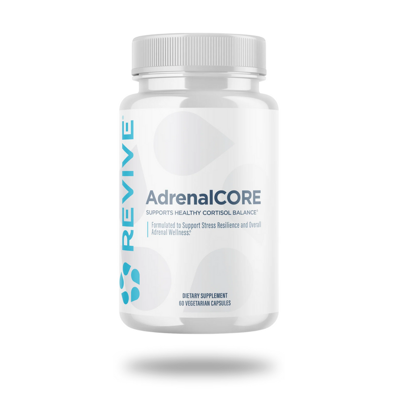Revive Adrenal Core Wellness Supplement Capsules 30 Servings - Pantothenic Acid 350mg | Svpplements