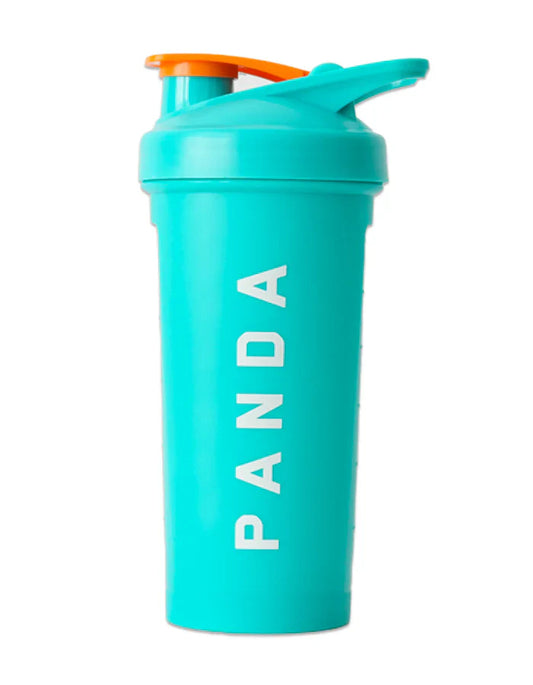 Panda Supps Original Panda Shaker Accessory N/A Servings Supplement Facts - Bold aqua and orange design | Svpplements