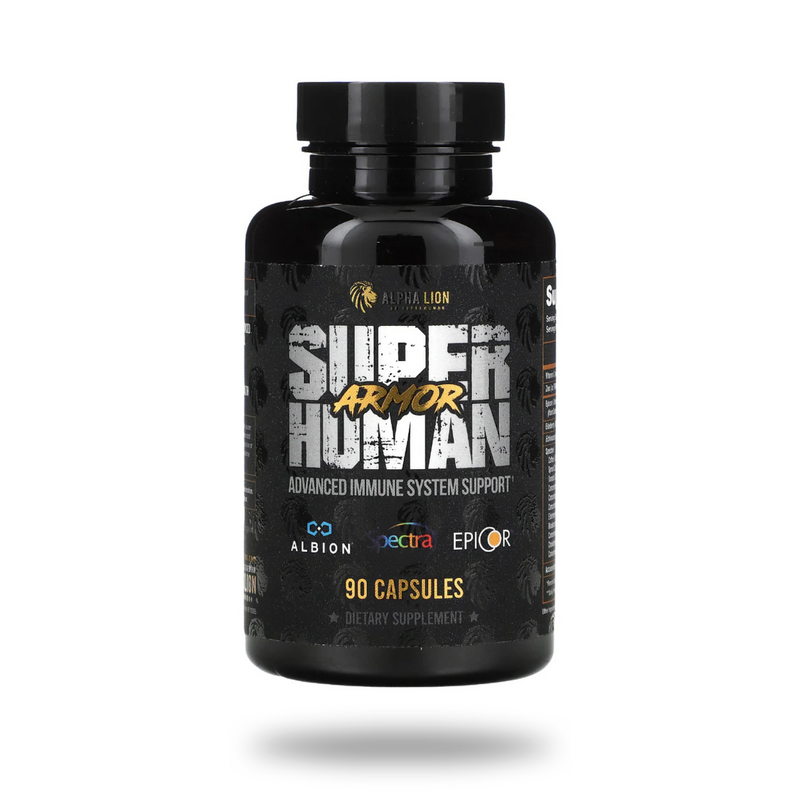 Alpha Lion SuperHuman Armor Immune Wellness Supplement 30 Servings - Vitamin C 500mg | Svpplements