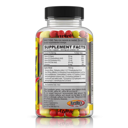 Hard Rock Supp Co Dietary Supplement - Supplement Facts | Svpplements