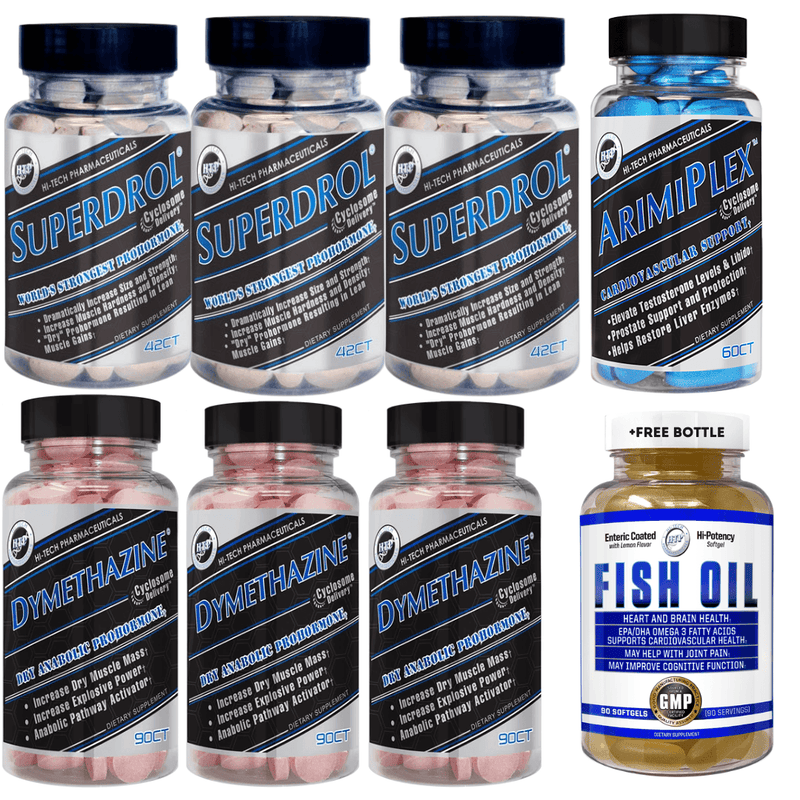 Hi Tech Pharmaceuticals Performance Stack - Product Front | Svpplements