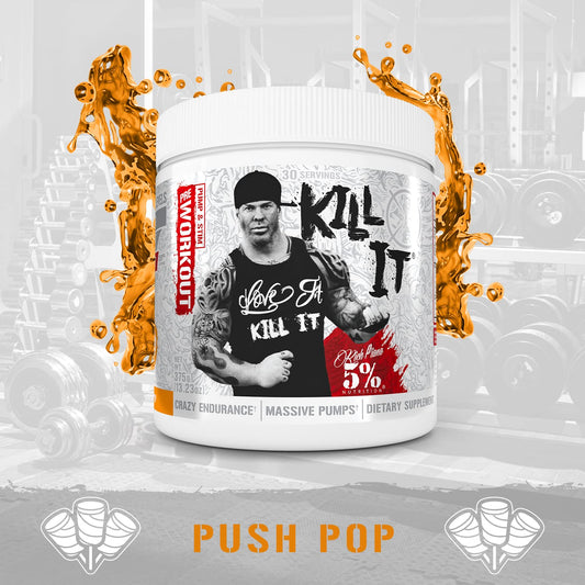 Kill It Pump Stim Pre-Workout Powder 40 Servings Supplement Facts - L-Citrulline 5000mg | Svpplements