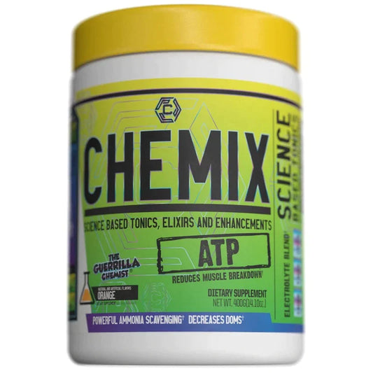 Chemix ATP Strength Support Powder 40 Servings Supplement Facts - Creapure Creatine Monohydrate 5000mg | Svpplements