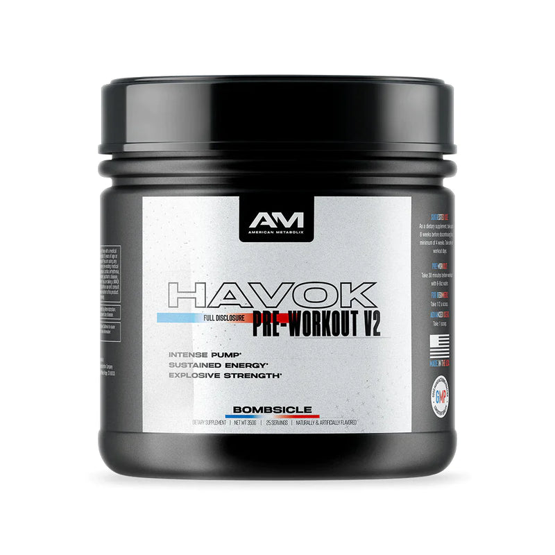 American Metabolix Havok Pre-Workout Powder 25 Servings - L-Citrulline 4000mg | Svpplements