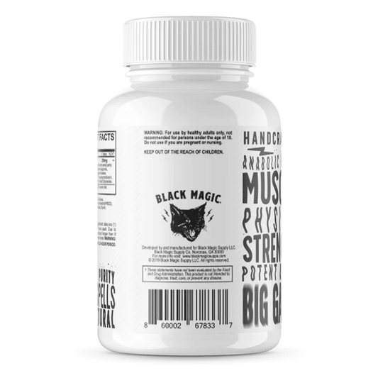 Black Magic Supply Dietary Supplement - Supplement Facts | Svpplements