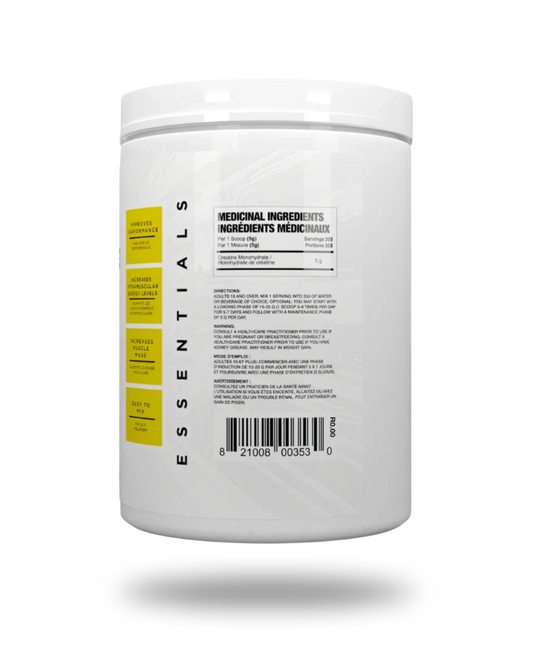 Magnum Essentials Creatine 100 Creatine Monohydrate Powder 200 Servings Supplement Facts - Creatine | Svpplements