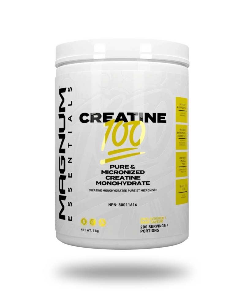 Magnum Essentials Creatine 100 Creatine Monohydrate Powder 200 Servings - Creatine Monohydrate 5g | Svpplements