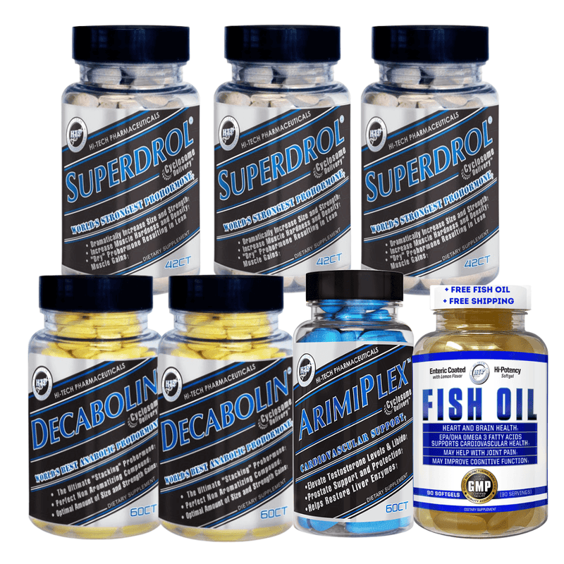 Hi Tech Pharmaceuticals Performance Stack - Product Front | Svpplements