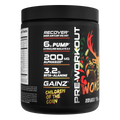 Bucked Up Woke AF Pre-Workout Powder 30 Servings Halloween Series Supplement Facts - Citrulline Malate 6000mg | Svpplements