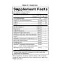 Bucked Up | Woke AF | 30 Servings - Supplement Facts | Svpplements