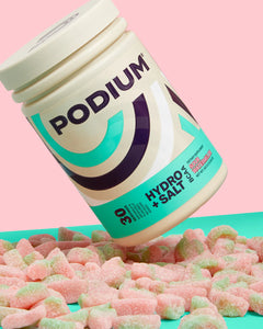 Podium Hydro Salt BCAA Amino Hydration Powder 30 Servings - L-Leucine 3000mg | Svpplements