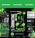 NutraBio | L-Carnitine 3000 | 31 Tablets - Supplement Facts | Svpplements