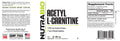 NutraBio NutraBio | Acetyl L-Carnitine - Side View | Svpplements