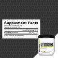 NutraBio L-Tyrosine Amino Acid Powder 300 Servings Supplement Facts - L-Tyrosine 500 mg | Svpplements