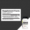 NutraBio Nutra Bio | KSM-66 Ashwagandha - Side View | Svpplements