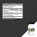 NutraBio 5-HTP Mood & Sleep Support Capsules 90 Servings Supplement Facts - 5-HTP 200mg | Svpplements
