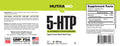 NutraBio Nutra Bio | 5-HTP | Positive Mood & Restful Sleep - Side View | Svpplements