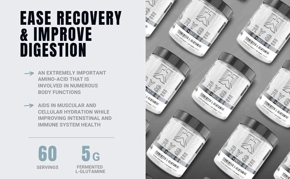 Ryse | Fermented L-Glutamine (300 grams)