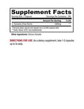 Metabolic Nutrition Metabolic Nutrition | L-Tyrosine Capsules | Pure Free Form Amino Acid - Side View | Svpplements
