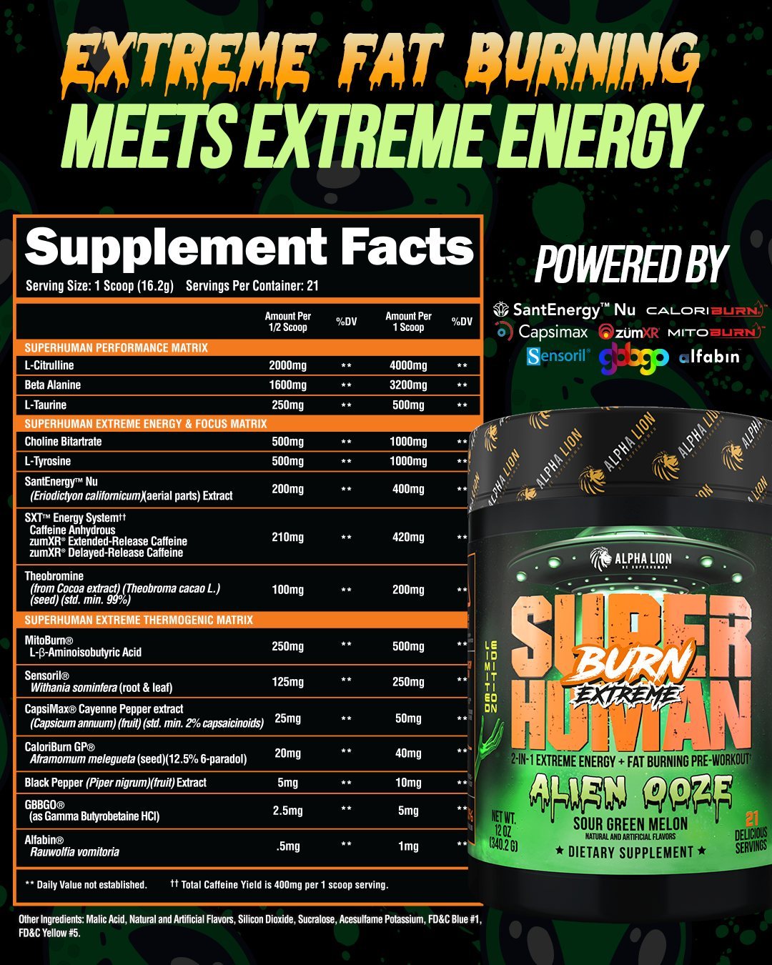 Alpha Lion | Super Human Burn Extreme