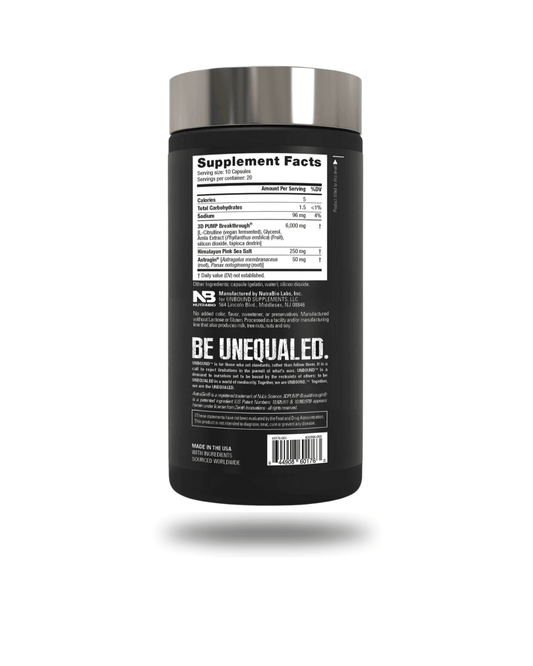 UNBOUND | 3D Pump | 200 Capsules