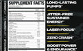 Magnum Nutraceuticals Magnum | Limitless X16 | Pre-workout - Back View | Svpplements