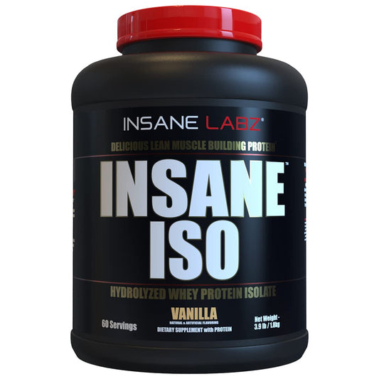 Insane Labz Protein Powder 30 Servings Supplement Facts - Undisclosed caffeine anhydrous | Svpplements