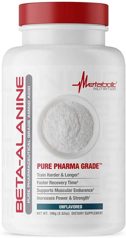 Metabolic Nutrition Beta-Alanine Endurance Powder 100 Servings - Beta Alanine 3 g | Svpplements