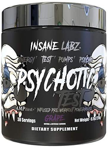 Insane Labz Pre-Workout Powder 30 Servings Supplement Facts - Beta-Alanine 3.8g matrix | Svpplements