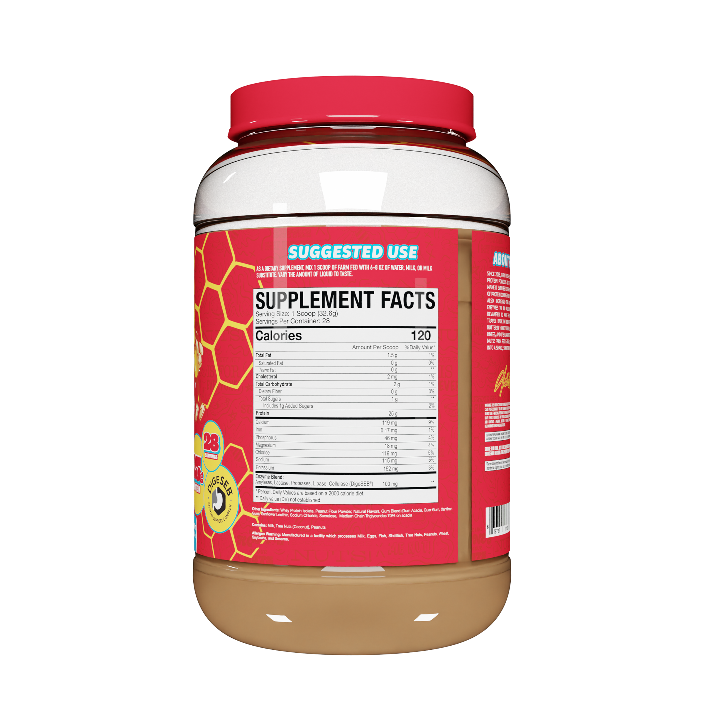 Axe & Sledge | Farm Fed Protein | 100% Whey Protein Isolate