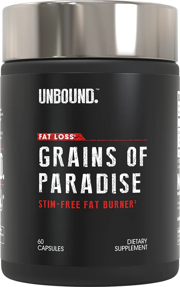 Unbound Grains of Paradise Fat Burner Capsules 60 Servings - CaloriBurn GP® 50mg | Svpplements