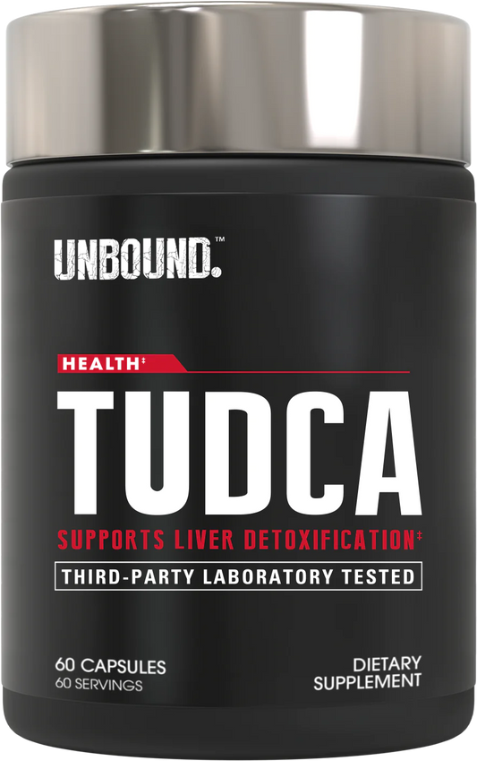 Unbound TUDCA Liver Support Capsules 60 Servings - Tauroursodeoxycholic Acid Sodium 250-255mg | Svpplements
