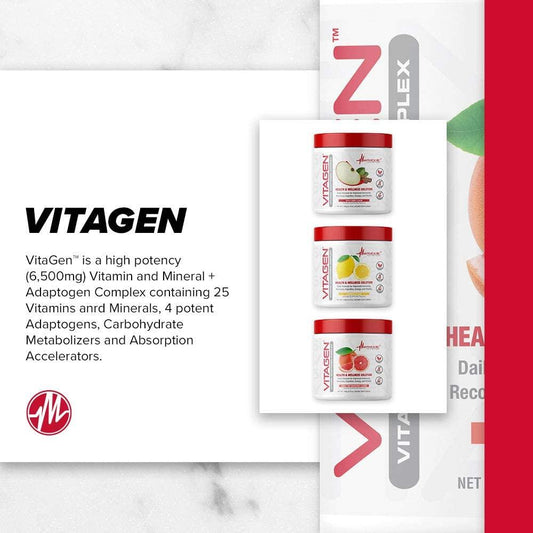 MTN VitaGen Multivitamin Powder 30 Servings Supplement Facts - Vitamin D3 | Svpplements