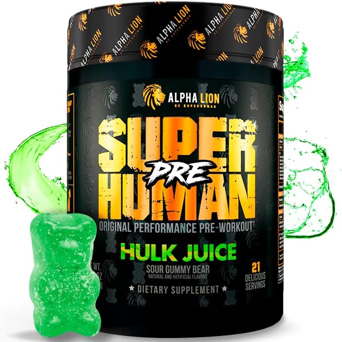 Alpha Lion SuperHuman Pre Pre-Workout Powder 21 Servings - L-Citrulline 4000mg | Svpplements