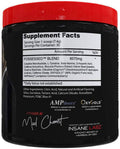 Insane Labz Possessed Pre-Workout Powder Gummy Worm 30 Servings Supplement Facts - Creatine Monohydrate | Svpplements