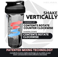 Helimix 2.0 Shaker Bottle Stim Free N/A Servings Supplement Facts - Patented vortex design | Svpplements