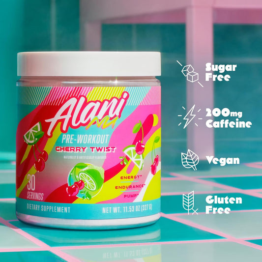 Alani Nu Pre-Workout Powder 30 Servings Supplement Facts - L-Citrulline Malate (2:1) 6g | Svpplements