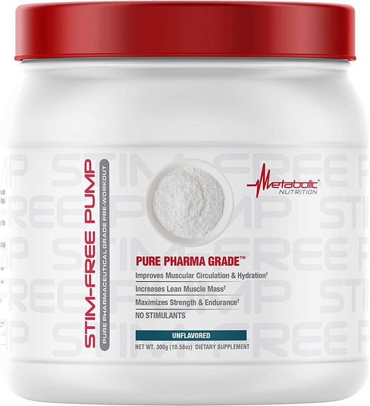 Stim-Free Pump Pre-Workout Powder 30 Servings - Beta Alanine 3000mg | Svpplements
