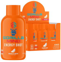 Gorilla Mind Energy Shot Liquid Vitamin Energy Support 1 Serving - Vitamin C 90mg | Svpplements