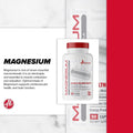 Metabolic Nutrition Metabolic Nutrition | Magnesium Capsules | Pure Mineral Extract - Back View | Svpplements