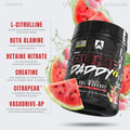 RYSE RYSE | Pump Daddy V2 | Pre-Workout (Non-Stim) - Side View | Svpplements