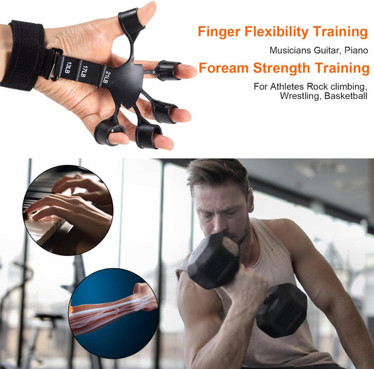 Generic Finger Grip Forearm Strength Trainer Strength 1 Unit Supplement Facts - Non-ingestible grip training | Svpplements
