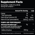 PerformaX Hyper 3D | Pre-Workout | Ready to Drink - Back View | Svpplements