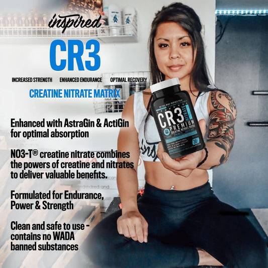 CR3 Creatine Nitrate Pre-Workout Powder Stim Free 30 Servings Supplement Facts - Creatine Nitrate 2500mg | Svpplements